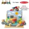 Melissa & Doug Blockables Vehicles Play Set รุ่น 50277 บล็อกไม้ตัวต่อ STEM ชุดรถ 54 ชิ้น