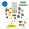 Melissa & Doug Blockables บล็อกไม้ตัวต่อชิ้นใหญ่ 16 ชิ้น ของเล่น STEM สำหรับเด็ก 2 ปีขึ้นไป
