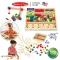 Melissa & Doug Construction Set in a Box รุ่น 5151 ชุดเครื่องมือช่างไม้ ของเล่น STEM ขันน็อต ต่อประกอบ 48 ชิ้น