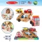 Melissa & Doug Emergency Vehicle Carrier รุ่น 4610 ชุดรถบรรทุกขนรถกู้ภัย พร้อมรถฉุกเฉินไม้ 4 คัน