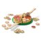Melissa & Doug Pizza Party Wooden Play Food รุ่น 0167 ชุดพิซซ่าพร้อมถาดไม้ ตกแต่งหน้า เล่นทำอาหาร