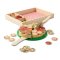 Melissa & Doug Pizza Party Wooden Play Food รุ่น 0167 ชุดพิซซ่าพร้อมถาดไม้ ตกแต่งหน้า เล่นทำอาหาร