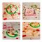 Melissa & Doug Pizza Party Wooden Play Food รุ่น 0167 ชุดพิซซ่าพร้อมถาดไม้ ตกแต่งหน้า เล่นทำอาหาร