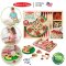 Melissa & Doug Pizza Party Wooden Play Food รุ่น 0167 ชุดพิซซ่าพร้อมถาดไม้ ตกแต่งหน้า เล่นทำอาหาร