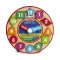 Melissa & Doug Shape Sorting Clock รุ่น 8593 นาฬิกาไม้สอนเวลา พัซเซิลแยกรูปทรง เข็มนาฬิกาหมุนได้