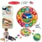 Melissa & Doug Shape Sorting Clock รุ่น 8593 นาฬิกาไม้สอนเวลา พัซเซิลแยกรูปทรง เข็มนาฬิกาหมุนได้