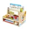 Melissa & Doug Slice & Stack Sandwich Counter รุ่น 31650 ชุดเคาน์เตอร์แซนวิชไม้ 52 ชิ้น ของเล่นบทบาทสมมติ