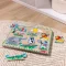 Melissa & Doug Sound Puzzle พัซเซิลมีเสียง จิ๊กซอว์ไม้มีหมุดจับ เสริมพัฒนาการ สำหรับเด็ก 2 ปีขึ้นไป