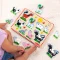 Melissa & Doug Sound Puzzle พัซเซิลมีเสียง จิ๊กซอว์ไม้มีหมุดจับ เสริมพัฒนาการ สำหรับเด็ก 2 ปีขึ้นไป