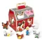 Melissa & Doug Take-Along Sorting Barn รุ่น 30149 บล็อกหยอดรูปสัตว์ฟาร์ม พร้อมหูหิ้ว ของเล่นไม้ สำหรับเด็ก 2 ปีขึ้นไป