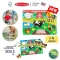 Melissa & Doug Wooden Peg Puzzle พัซเซิลไม้หมุดจับ จิ๊กซอว์ไม้จับง่าย สำหรับเด็ก 2 ปีขึ้นไป