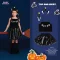 Babylovett 01 Boo Halloween Top and Skirt ชุดแฟนซีเด็ก 3 ชิ้น เสื้อ กระโปรง และที่คาดผมหูแมว