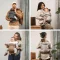 Nuna เป้อุ้มเด็ก Cudl Luxe ปรับได้ 4 ตำแหน่ง รับน้ำหนักได้สูงสุด 16 kg.