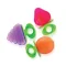 PUR ยางกัดน้ำรูปผลไม้พร้อมที่จับ Water Filled Teether ปลอดสาร PVC สำหรับเด็ก 6 เดือนขึ้นไป