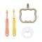Richell T.L.I Silicone Toothbrush Set เซ็ตแปรงสีฟันเด็ก 3 Step (4-12m+)