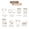 SNOW OWL ชุดเด็กแรกเกิด Bamboo Long Sleeve 3 Piece Set เซ็ต 3 ชิ้น หมวก เสื้อ กางเกง Magnetbric สำหรับ 0-6 เดือน