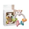 Sophie la Girafe So'Pure Teething Colo'rings ยางกัดห่วง ยางพาราธรรมชาติ 3M+