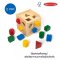 Melissa & Doug บล็อกหยอดไม้ 12 ชิ้น เสริมพัฒนาการ เรียนรู้สีและรูปทรง Shape Sorting Cube (2Y+)