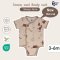 SNOW OWL ชุดเสื้อผ้าเด็กแรกเกิด ชุดบอดี้สูท วัสดุระดับพรีเมี่ยม Bamboo 100% Magnetbric แบบแปะ