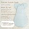 Snow Owl Born in 2026 ผ้าห่อตัวเด็ก รุ่น Flexi Arm Swaddle ทรงผีเสื้อ นุ่มสบาย ระบายอากาศดี (0-3m)