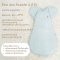 Snow Owl Born in 2026 ผ้าห่อตัวเด็ก รุ่น Flexi Arm Swaddle ทรงผีเสื้อ นุ่มสบาย ระบายอากาศดี (0-3m)