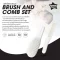 Tommee Tippee ชุดแปรงและหวีเด็กแรกเกิด Essentials Basics  Baby Brush & Comb นุ่มพิเศษ BPA Free (0m+)