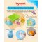 TOYROYAL ชุดเป็ดและล้อหมุนน้ำ ของเล่นน้ำเสริมพัฒนาการ ต้านแบคทีเรีย (1Y+)