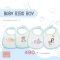 MELLOW ผ้ากันเปื้อน ผ้ากันน้ำลาย กันน้ำ 100% Baby Bib with velcro (แพ็ค 4 ชิ้น)