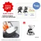 GB รถเข็นเด็ก รุ่น Swan Pro โครงคาร์บอนไฟเบอร์ เข็นได้ 2 ทิศทาง