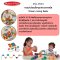 Melissa & Doug ชุดร้อยเชือกลูกปัดไม้ 30 ชิ้น ของเล่นเสริมพัฒนาการ Primary Lacing Beads (3Y+)