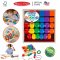 Melissa & Doug ชุดร้อยเชือกลูกปัดไม้ 30 ชิ้น ของเล่นเสริมพัฒนาการ Primary Lacing Beads (3Y+)