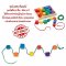 Melissa & Doug ชุดร้อยเชือกลูกปัดไม้ 30 ชิ้น ของเล่นเสริมพัฒนาการ Primary Lacing Beads (3Y+)