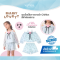 BabyLovett Villa Fontaine Collection Top & Shorts Set ชุดเซ็ตเด็กผ้า Chiffon สีฟ้าพิมพ์ลาย ปาดไหล่