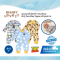BabyLovett ชุดนอนเด็กเปิดเท้า Toy Story™ Two-Way Zipper ผ้า 100% Premium Cotton (0M-2Y)
