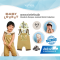 Babylovett ชุดรอมเปอร์พร้อมฮู้ดเด็ก ลาย Jurassic World (0-3 ขวบ)