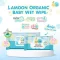 LAMOON ผ้าเช็ดทำความสะอาดออร์แกนิคแบบเปียก สูตรน้ำแร่เกาหลี (Lamoon Organic Baby Wet Wipes)
