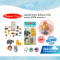 Melissa & Doug Blockables บล็อกไม้ตัวต่อชิ้นใหญ่ 16 ชิ้น ของเล่น STEM สำหรับเด็ก 2 ปีขึ้นไป