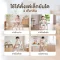BEBEPLAY Cozy High Chair เก้าอี้ทานข้าวเด็ก ปรับสูงได้ 8 ระดับ พับเก็บได้ พร้อม Learning Tower (6 เดือนขึ้นไป)