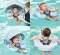 MAMBOBABY ห่วงยางอกลอยน้ำ กันแดด UV50+ไม่ต้องเป่าลม