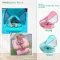 MAMBOBABY ห่วงยางอกลอยน้ำ กันแดด UV50+ไม่ต้องเป่าลม