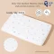 SNOW OWL ผ้าปูที่นอนเด็กใยไผ่ นุ่มพิเศษ ป้องกันแบ็คทีเรีย ระดับพรีเมี่ยม 100%