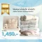 MINIKIND ผ้าห่มเด็ก ห่อตัว น้ำหนักเบา เป็นมิตรต่อผิวเด็ก วัสดุผ้าฝ้าย 100%