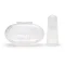 MOYUUM แปรงซิลิโคนสวมนิ้วพร้อมกล่อง แพ็ค 2 ชิ้น Toothbrush+Case (3m+)