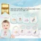 MELLOW ผ้ากันเปื้อน ผ้ากันน้ำลาย กันน้ำ 100% Baby Bib with velcro (แพ็ค 4 ชิ้น)
