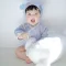 BABY & CO หมวกเด็กหมีน้อย เชือกผูกปรับระดับได้