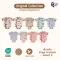 SNOW OWL ชุดเสื้อผ้าเด็กแรกเกิด ชุดบอดี้สูท วัสดุระดับพรีเมี่ยม Bamboo 100% Magnetbric แบบแปะ