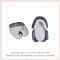 PUNA เบาะรองคาร์ซีท รถเข็น 2in1 Head Support พร้อมแผ่นรองกันน้ำ 100% สำหรับเด็กแรกเกิด