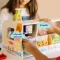 Melissa & Doug Slice & Stack Sandwich Counter รุ่น 31650 ชุดเคาน์เตอร์แซนวิชไม้ 52 ชิ้น ของเล่นบทบาทสมมติ