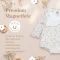 Snow Owl ชุดเสื้อผ้าเด็กอ่อน Daisy Dream Collection ผ้าใยไผ่พรีเมี่ยม พร้อม Original Magnetbric (0-6m)
