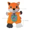 INFANTINO Cuddly Teether ตุ๊กตาผ้ากอดเด็ก พร้อมยางกัดและเสียงกรอบแกรบ สำหรับเด็กแรกเกิด